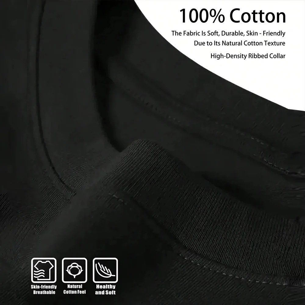 Men's And Women's Cotton T-shirt Short-sleeved Top - Image 5