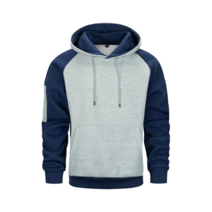 Men Fleece Hooded Pullover Hoodie Drawstring Sweatshirt with Pocket