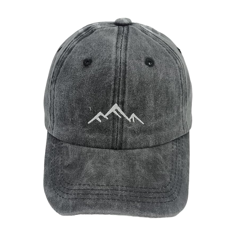 Unisex Washed Cotton Baseball Dad Hat Adjustable Low Profile Cap - Image 2