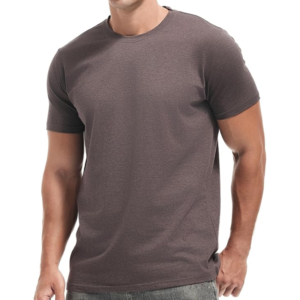Men Plain T Shirt Short Sleeve Crew Neck Casual Cotton Tee